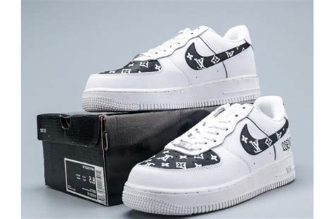 air force louis vuitton noir et blanc|chaussure nike air force 1.